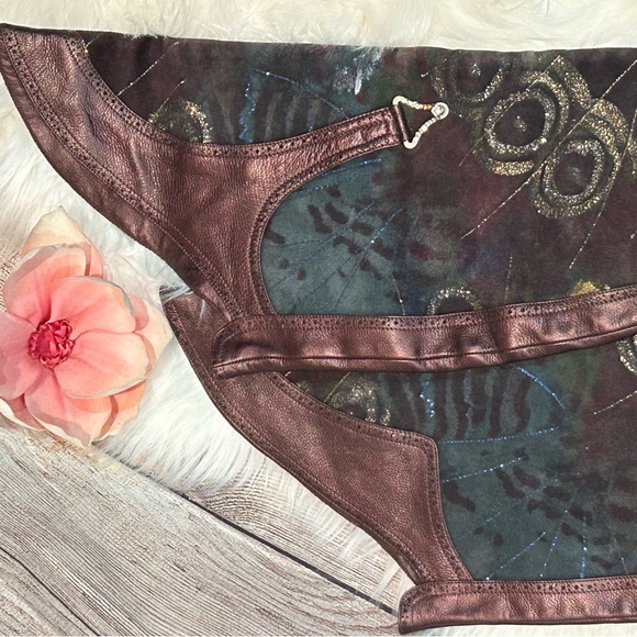 🍂 MARINO FABIANI Italian Leather & Suede Over Knee Boot 🍂 - Picture 14 of 15